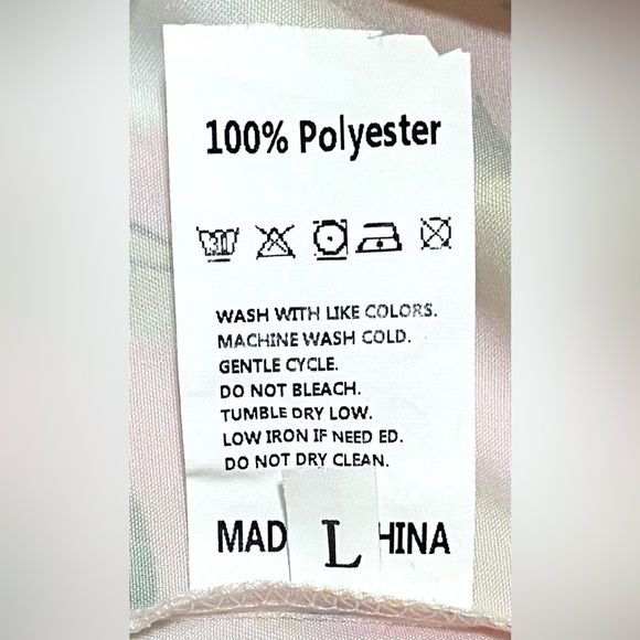 Womens L Pink w/ Yellow Lemon Print Long Sleeve Pajama Shorts Set Preppy Classic - Picture 16 of 16